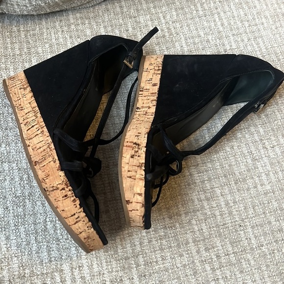 PRADA wedge sandals size 38.5/ 8 - Picture 3 of 7